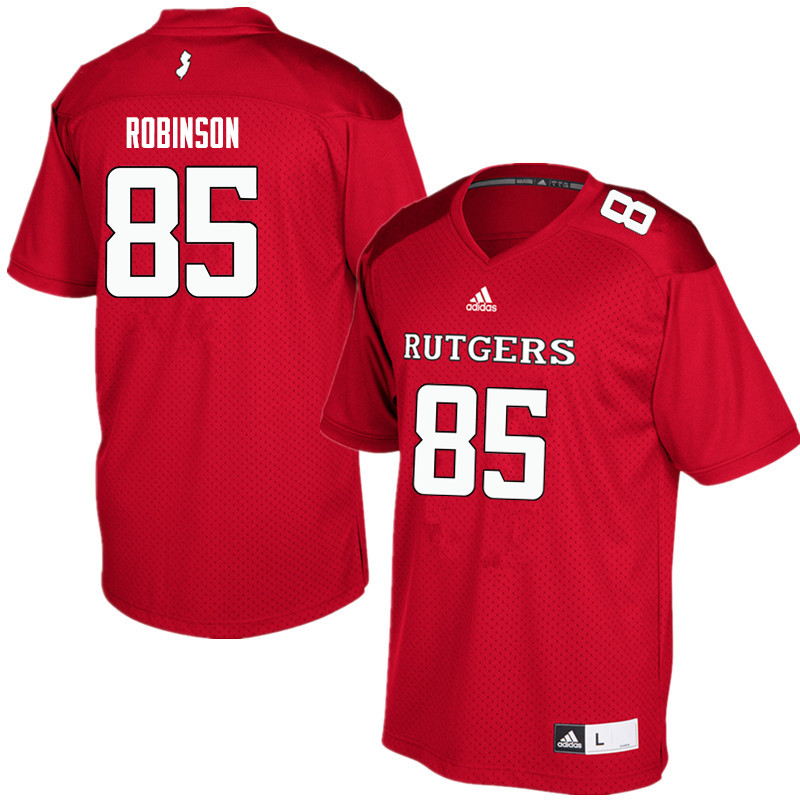 Men #85 Daevon Robinson Rutgers Scarlet Knights College Football Jerseys Sale-Red